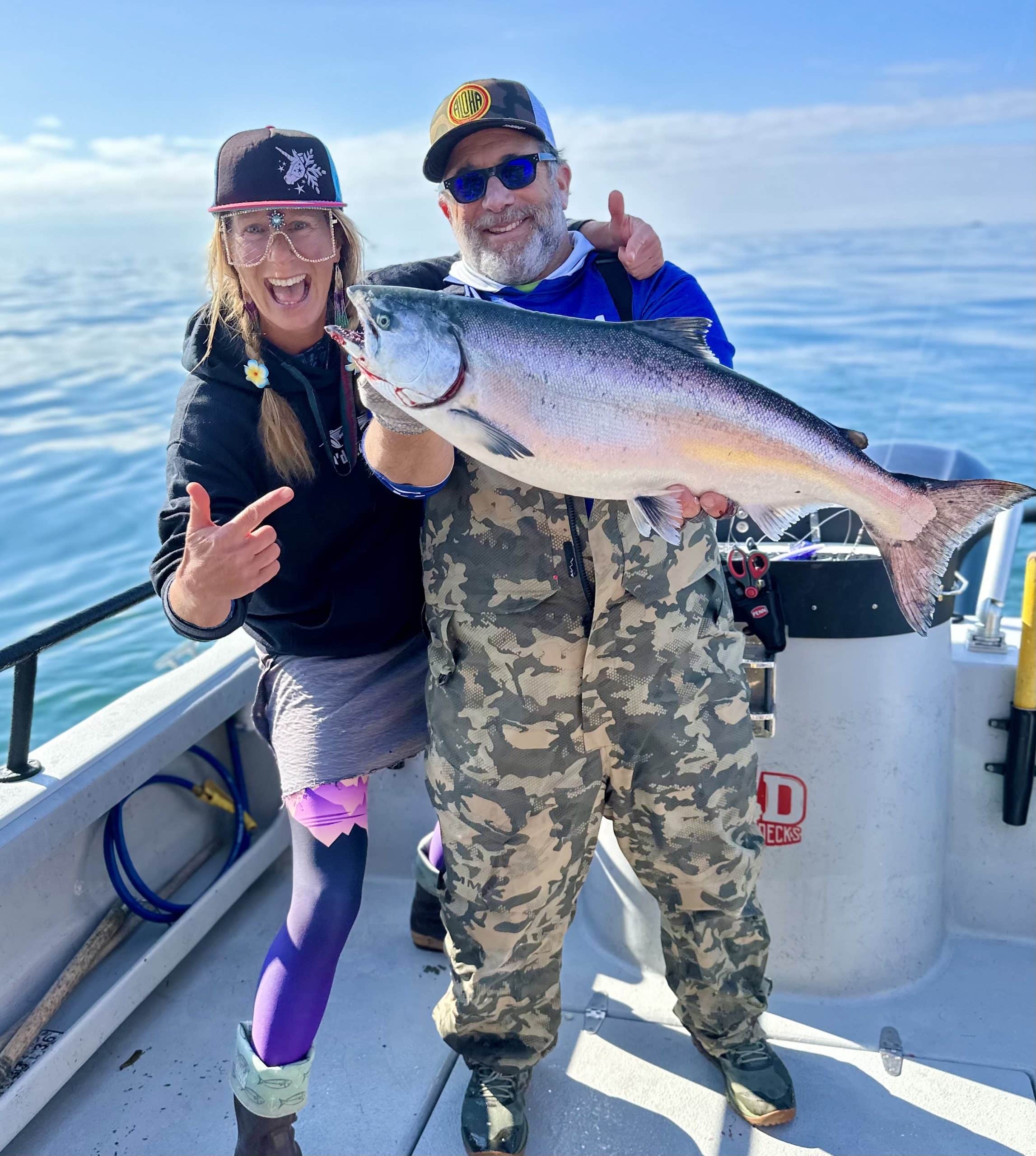 coho vs king salmon identification