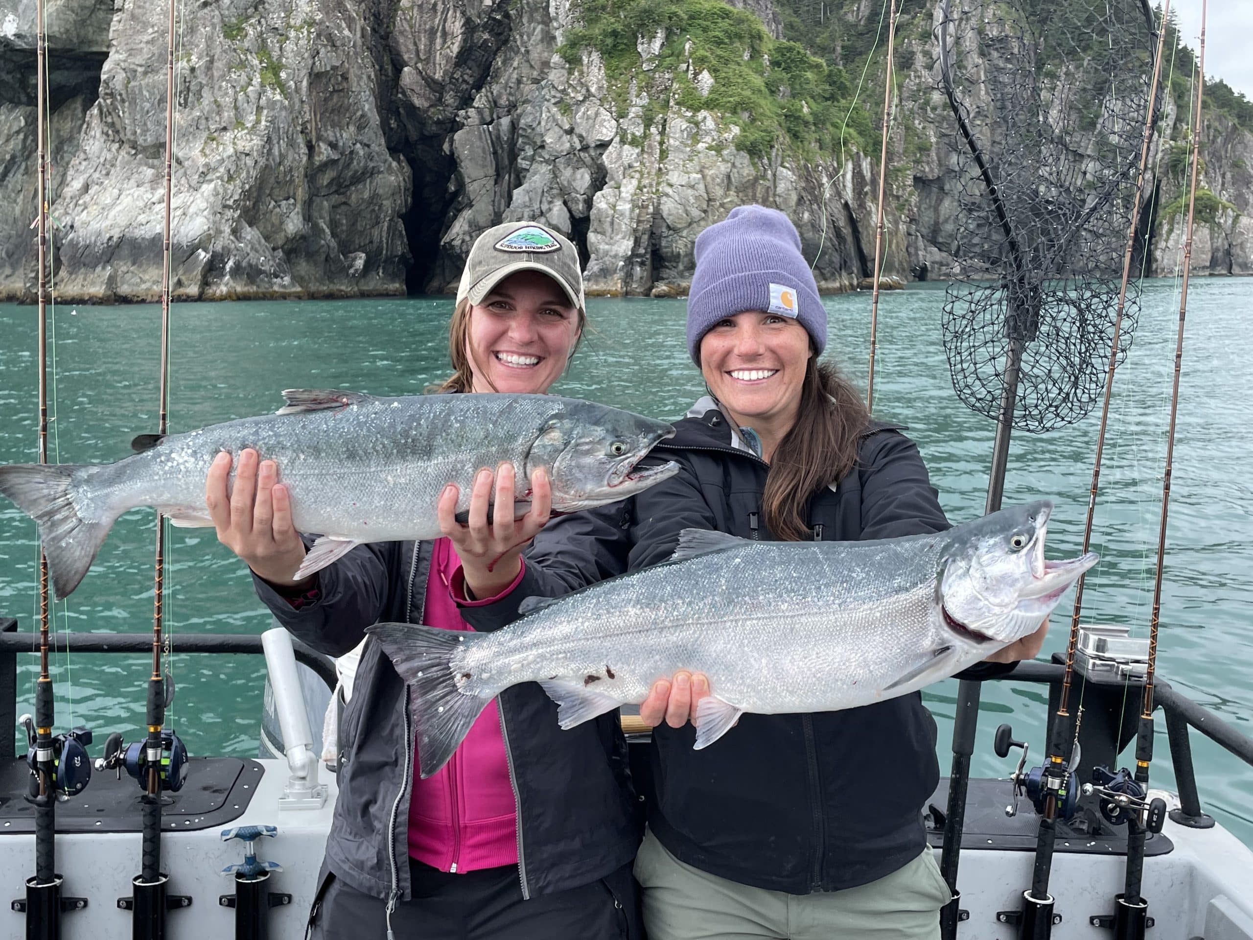 coho vs king salmon identification